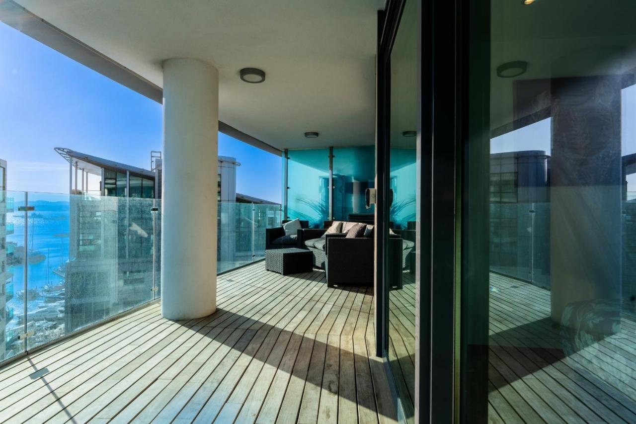 גיברלטר Seaside Serenity Oasis - High Floor - Stunning Views מראה חיצוני תמונה